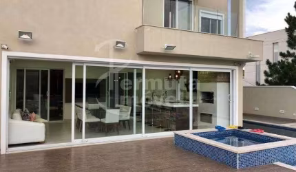 Residencial Villa Solaia - Casa mobiliada com 470m², 4 suítes, piscina e hidromassagem no Villa Solaia
