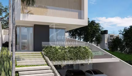 Residencial Tamboré 10 - Casa com 545m², 4 suítes, escritório, piscina e lounge com jacuzzi no Tamboré 10