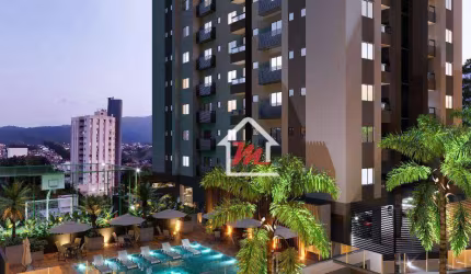 LIVE RESIDENCE - Apartamento com 2 dormitórios à venda, 66 m² por R$ 459.900 - Vila Nova - Blumenau/SC