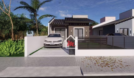 Excelente casa térrea, com 2 dormitórios em rua tranquila, no bairro BENEDITO em Indaial.