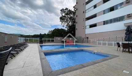 Apartamento com 2 dormitórios para alugar, 72 m² por R$ 2.950,00/mês - Velha - Blumenau/SC