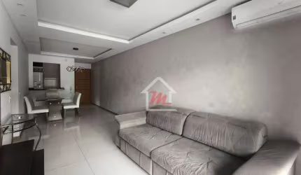 Apartamento MOBILIADO (inclusive eletros) 2 dormitórios, sendo 1 suite, sacada com churrasqueira, 1 vaga à venda por R$ 399.000 - Garcia - Blumenau/SC