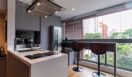 Versátil apartamento tipo para venda com 1 quarto, 33m²