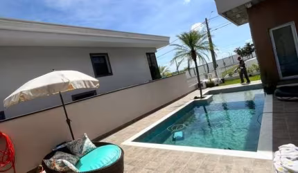 Casa em condomínio fechado com 3 quartos à venda na Estrada Municipal Desembargador Adalberto José Queiroz Telles de Camargo Aranha, 920, Parque Brasil 500, Paulínia, 365 m2 por R$ 1.990.000