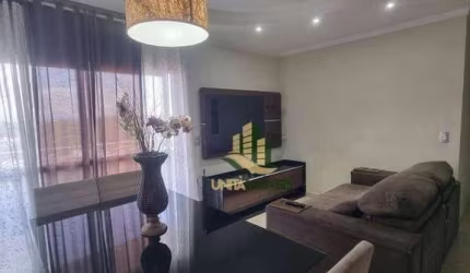 Excelente Apartamento com 2 dormitórios, suíte, sacada,  à venda, 70 m² por R$ 350.000 - Vila Tesouro - São José dos Campos/SP