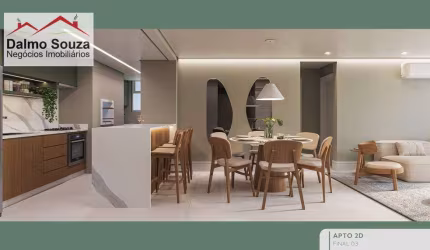 Smart Home: Lançamento. Apto 2 dormitórios à venda, 76 m² por R$ 707.500 - Centro - Esteio/RS