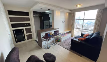 APARTAMENTO MOBILIADO à VENDA no JARDIM PRUDÊNCIA com 2 Dorms, Sala com Varanda, Cozinha Americana e Lazer Completo em Andar Alto no ED. VITALIS!!