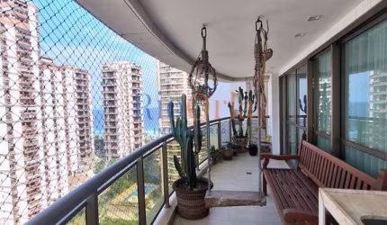 Acquabella, apartamento 4 quartos na praia da Barra com infraestrutura