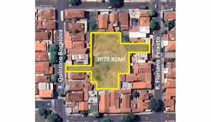 terreno a venda no Jardim Estoril com 3.074,82 m² próximo ao Hospital Base de Bauru