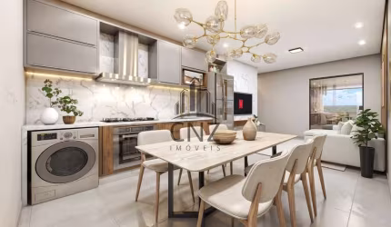 Imperdível: Apartamento à venda em Brusque-SC, 2 quartos, 2 salas, 1 banheiro, 1 vaga, 62m² - Bairro Azambuja!