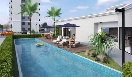 Apartamento à venda em Brusque-SC, bairro São Pedro, 2 quartos, 1 sala, 1 banheiro, 1 vaga de garagem, 44,44 m² de área.