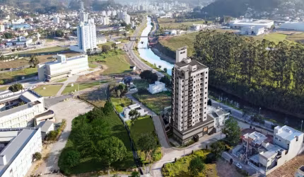 Apartamento à venda em Brusque-SC, Santa Terezinha: 2 quartos, 1 suíte, 2 salas, 1 vaga, 64,84m². Agende sua visita!