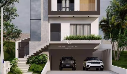 Casa Triplex com 3 dormitórios à venda, 220 m² por R$ 1.099.000 - Condominio Cataguá Way - Taubaté/SP