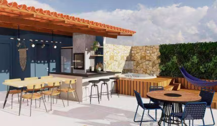 Cobertura com 3 dormitórios à venda, 160 m² por R$ 730.000,00 - Vila Bocaina - Mauá/SP