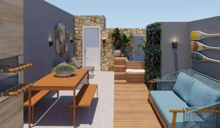 Cobertura com 3 dormitórios à venda, 154 m² por R$ 950.000,00 - Vila Bocaina - Mauá/SP