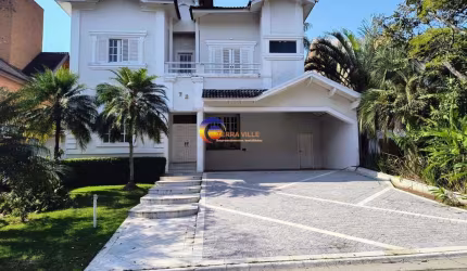 Casa Alto Padrão para Locação em Santana de Parnaíba, Alphaville, 5 dormitórios, 4 suítes, 1 banheiro, 4 vagas