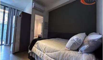 Apartamento com 1 dormitório para alugar, 22 m² por R$ 3.840,00/mês - Moema - São Paulo/SP