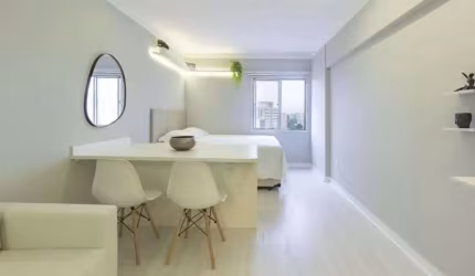 Apartamento porteira fechada com 1 dormitório à venda, 26 m² por R$ 259.000 - Bom Retiro - São Paulo/SP