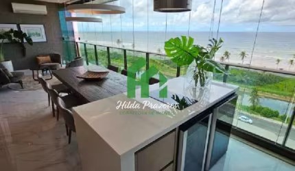Apartamento com 4 quartos à venda na Avenida Octávio Mangabeira, 10319, Patamares, Salvador, 242 m2 por R$ 4.400.000