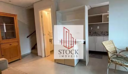 Apartamento Duplex com 1 dormitório para alugar, 42 m² por R$ 5.740,00/mês - Indianópolis - São Paulo/SP