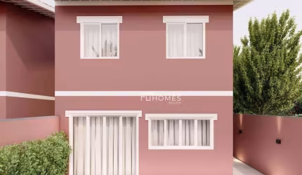 Sobrado com 3 dormitórios à venda, 83 m² por R$ 748.000,00 - Condomínio Residencial Flamboyant - Indaiatuba/SP