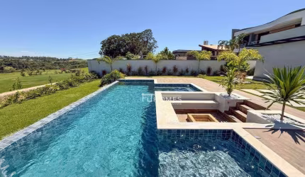 Casa com 4 dormitórios à venda, 403 m² por R$ 4.300.000,00 - Condomínio Jardins do Golf - Indaiatuba/SP