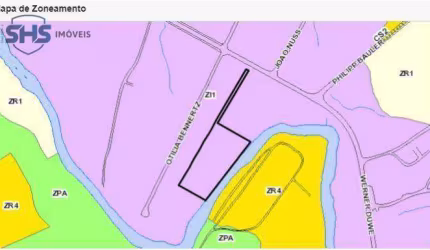 Terreno à venda, 5380 m² por R$ 850.000,00 - Badenfurt - Blumenau/SC