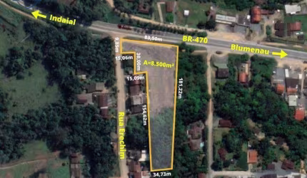 Terreno à venda, 8500 m² por R$ 3.600.000,00 - Encano Do Norte - Indaial/SC