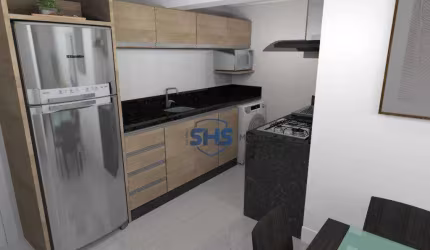 Apartamento com 2 dormitórios para alugar, 62 m² por R$ 3.086,00/mês - Asilo - Blumenau/SC