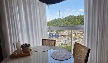 Apartamento com 2 dormitórios para alugar, 85 m² por R$ 4.430,00/mês - Centro - Blumenau/SC