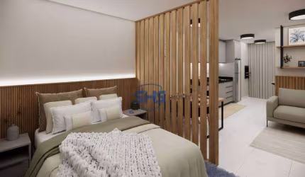 Apartamento com 1 dormitório para alugar, 27 m² por R$ 3.360,00/mês - Centro (Blumenau) - Blumenau/SC