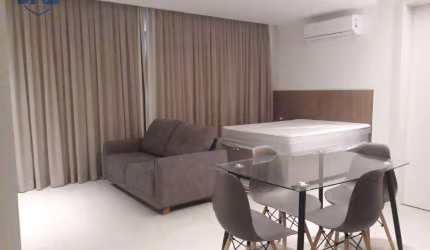 Apartamento com 1 dormitório para alugar, 35 m² por R$ 3.340,00/mês - Ponta Aguda - Blumenau/SC