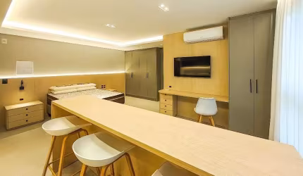Apartamento com 1 dormitório para alugar, 32 m² por R$ 3.240,00/mês - Velha - Blumenau/SC