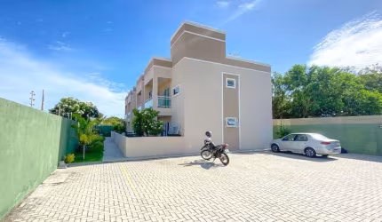 Apartamento com 2 dormitórios para alugar, 75 m² por R$ 1.200/mês - Tabajara - Aquiraz/CE