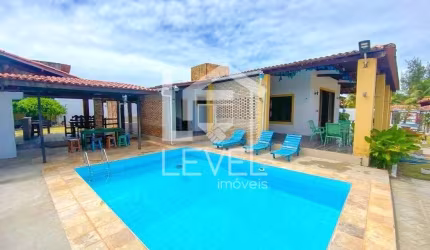 Casa com 7 dormitórios à venda, 430 m² por R$ 550.000 - Praia do Presídio - Aquiraz/CE