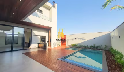 Casa em Condomínio para Venda em Uberlândia, Condomínio Golden Village, 4 dormitórios, 4 suítes, 5 banheiros, 4 vagas