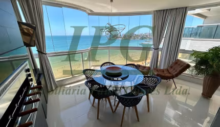 Apartamento Padrão - Apartamento com 3 quartos sendo 1 suíte com Vista Mar na Orla da Praia do Morro - Guarapari , ES