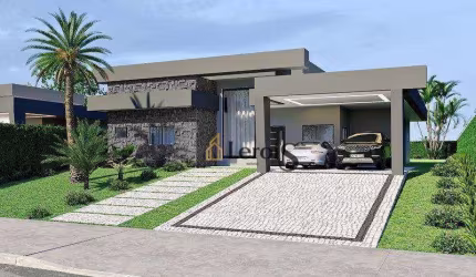 Casa com 3 dormitórios à venda, 254 m² por R$ 2.380.000,00 - Condomínio Colinas do Mosteiro de Itaici - Indaiatuba/SP