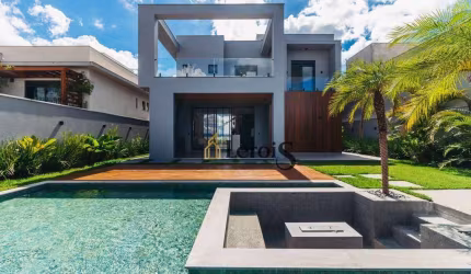 Casa com 4 dormitórios à venda, 370 m² por R$ 3.560.000,00 - Condomínio Helvétia Park - Indaiatuba/SP