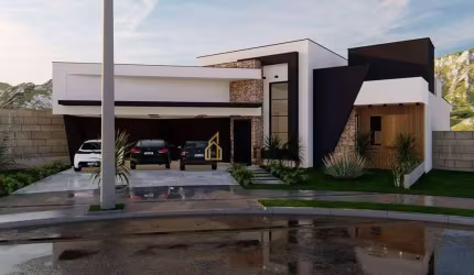 Casa com 3 dormitórios à venda, 184 m² por R$ 1.400.000,00 - Condomínio Sunlake Residencial - Votorantim/SP