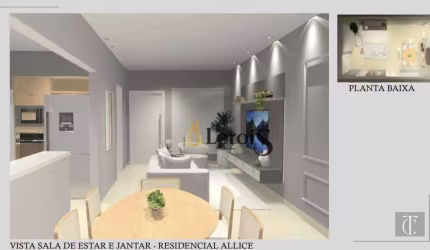Casa com 3 dormitórios à venda, 110 m² por R$ 690.000,00 - Condomínio Residencial Allice - Itu/SP