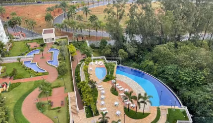 Apartamento locação Paisagem Tamboré-2 quartos-94 m2-Cond.Clube-Santana Parnaiba