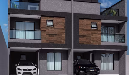 Sobrado Moderno com Terraço – 3 Quartos (1 Suíte) – 140 m² – Capão Raso _ Unidade 03
