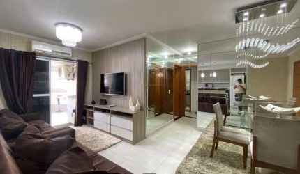 Apartamento com 2 quartos para alugar na Rua Caribas, 85, Aviação, Praia Grande, 85 m2 por R$ 6.000