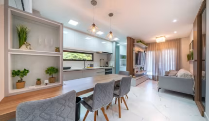 Apartamento Mobiliado com 2 dormitórios na praia de Bombas