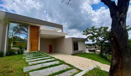Casa em Condomínio para Venda em Lagoa Santa, Residencial Real Mont Ville, 4 dormitórios, 4 suítes, 5 banheiros, 9 vagas