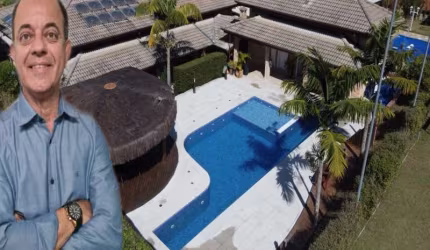 CHÁCARA LUXUOSA  CONDOMÍNIO ALTO PADRÃO   REPRESA BRAGANGA PAULISTA  4 suites