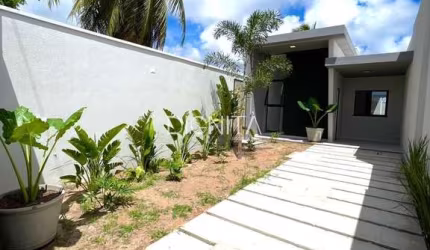 Casa Plana Pronta 3 dormitórios Eusébio-Encantada