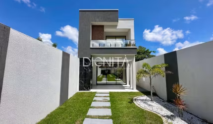 Casa  duplex à venda com 4 suítes - Eusébio-CE