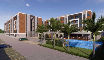 Apartamento com lazer completo em Maracanaú